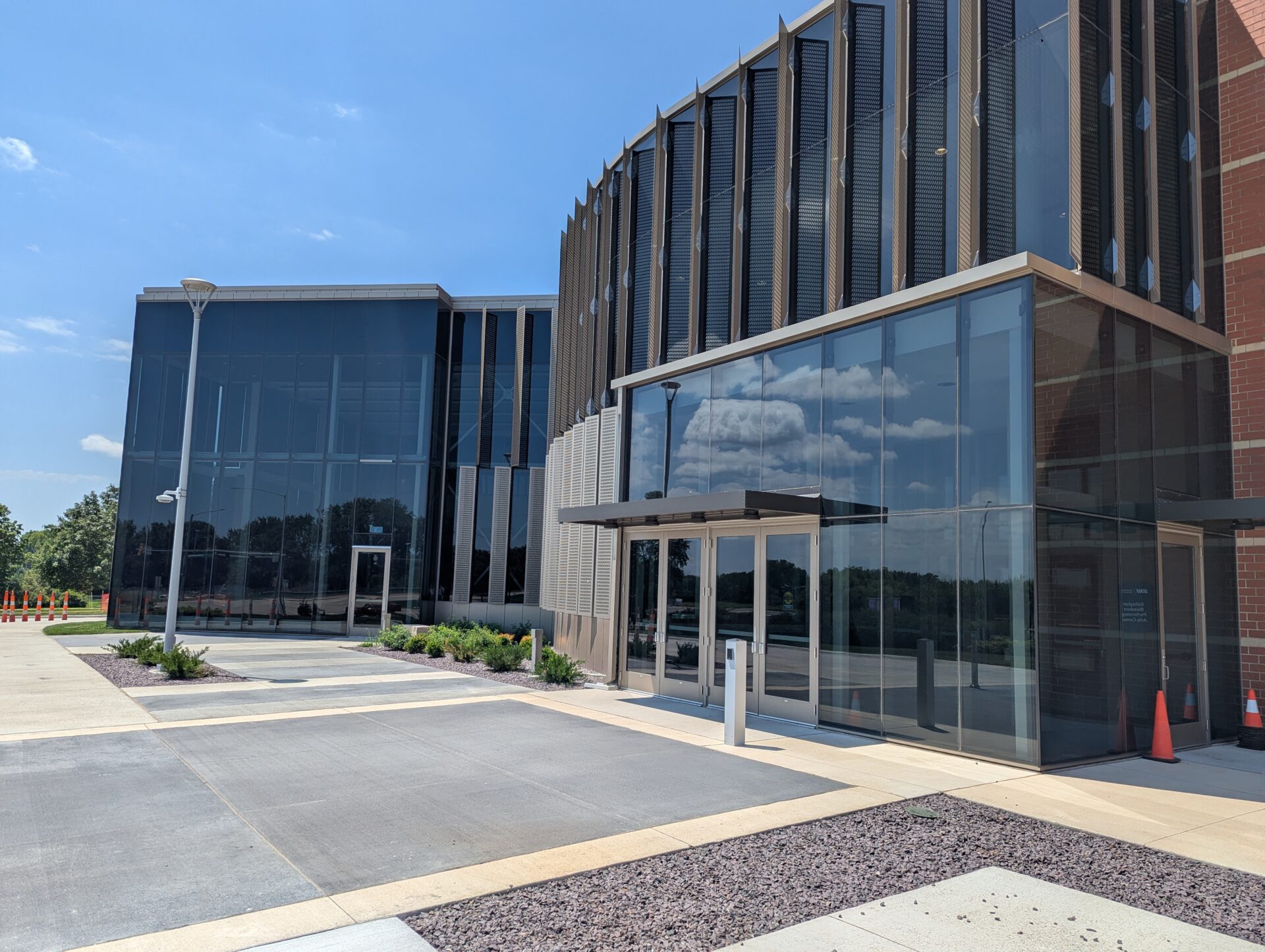 Exterior of office building